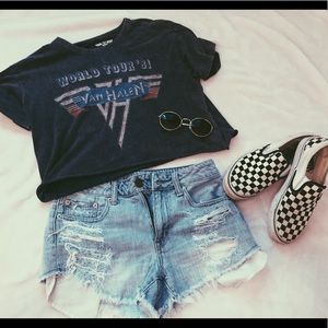 AE festival high waisted shorts